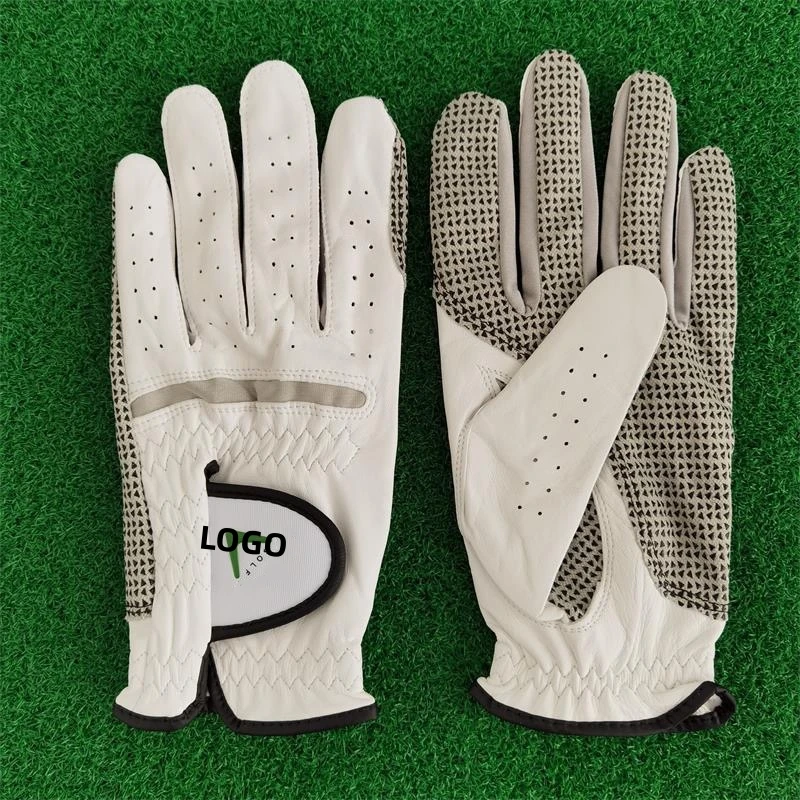 Lambskin anti-skid, comfortable, wear-resistant, breathable golf left hand gloves for men's golf products