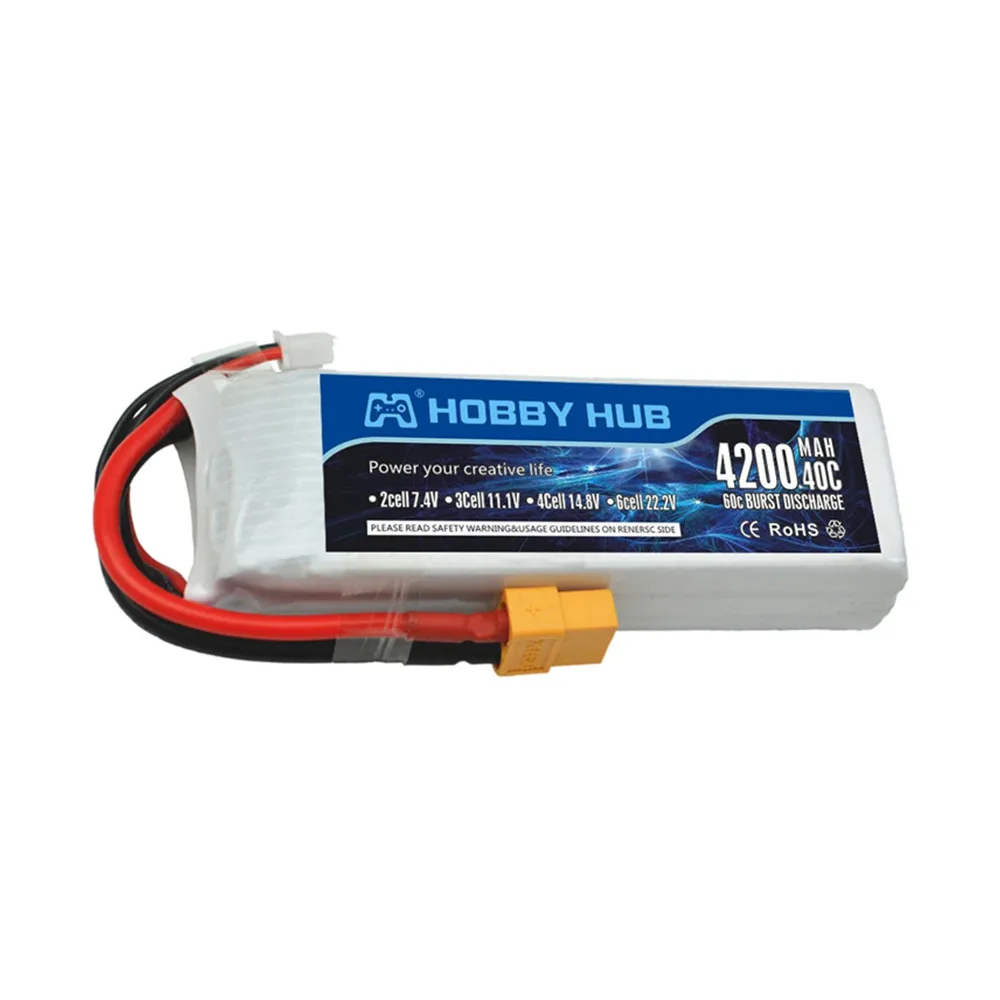 Batterie LiPo 11.1V 1500-3000mAh RC avec XT60/T Connecteur