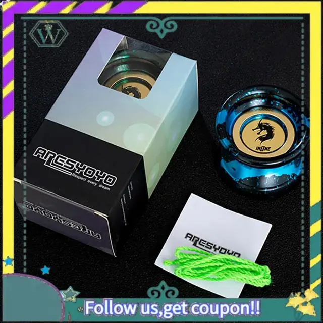 (New) Professional Butterfly Yoyo Alloy Responsive Yoyo 10 Ball Bearing Yoyo For Advanced Player With 10 Strings 2