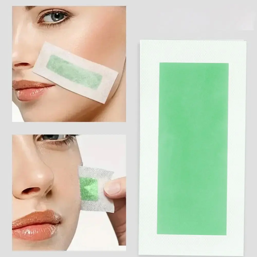 Double Sided Hair Removal Wax Strips for Leg Body Face for Chin Upper Lip Jaw Eyebrow Beard Hair Removal Wax Paper Useful
