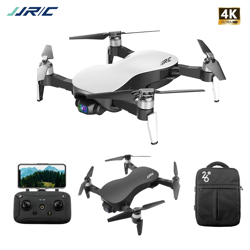 Квадрокоптер JJRC X12 складной с 3-осевым стабилизатором GPS Wi-Fi FPV 1080P 4K HD-камера |