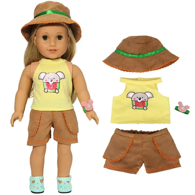 18 Inch American Og Girl Doll Clothes Coat Hat Reborn Baby Doll Rompers Toys Clothing Children Gift