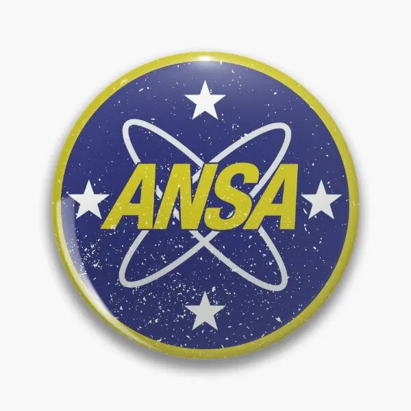 

Ansa Logo Soft Button Pin Jewelry Brooch Decor Metal Badge Fashion Gift Collar Clothes Cartoon Hat Funny Lapel Pin Women Lover
