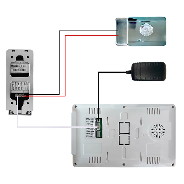 Anjielosmart 7 Inch Wired  Video Intercom With Camera Doorbell Waterproof Apartment Security Protection Private Residential 6