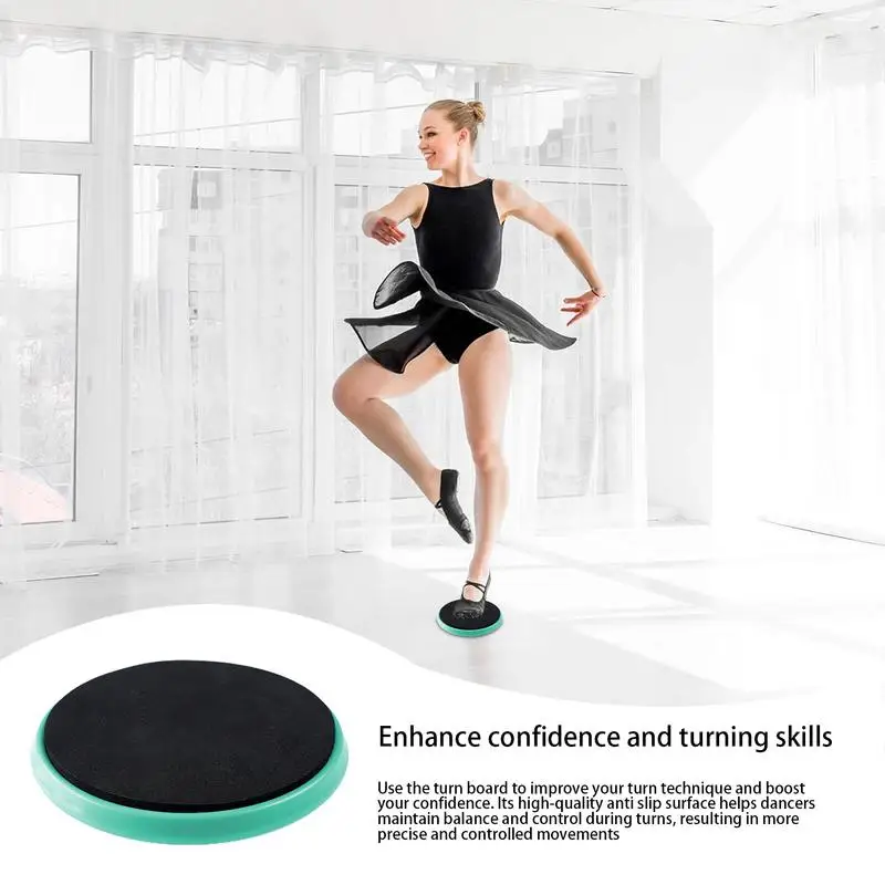Ballet Turning Board Ballet Pirouette Dance Spinner Disc Dance Equipment With Non-Slip Surfaces For Cheerleaders Dances Gymnasts dance board figure skating spinner disc