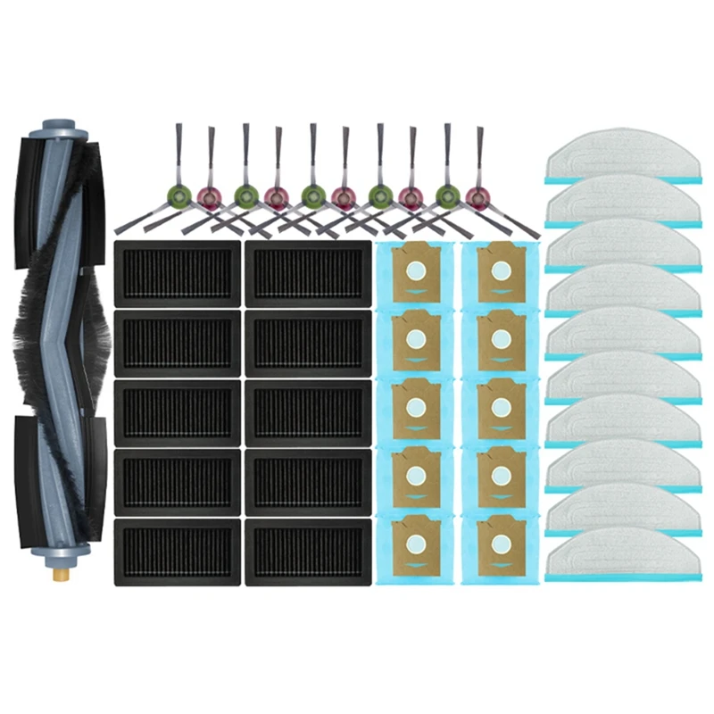 

Fit For Yeedi Cube/Yeedi CC Dust Bag Roller Side Brush Hepa Filter Mop Cloths Rag Robot Vacuum Cleaner Parts