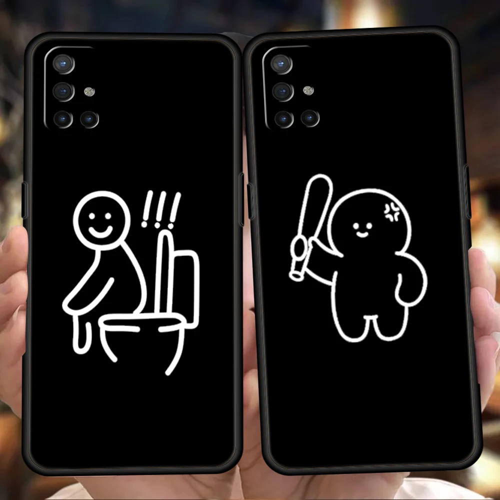 Cartoon Matchman Silicone Phone Case Cover