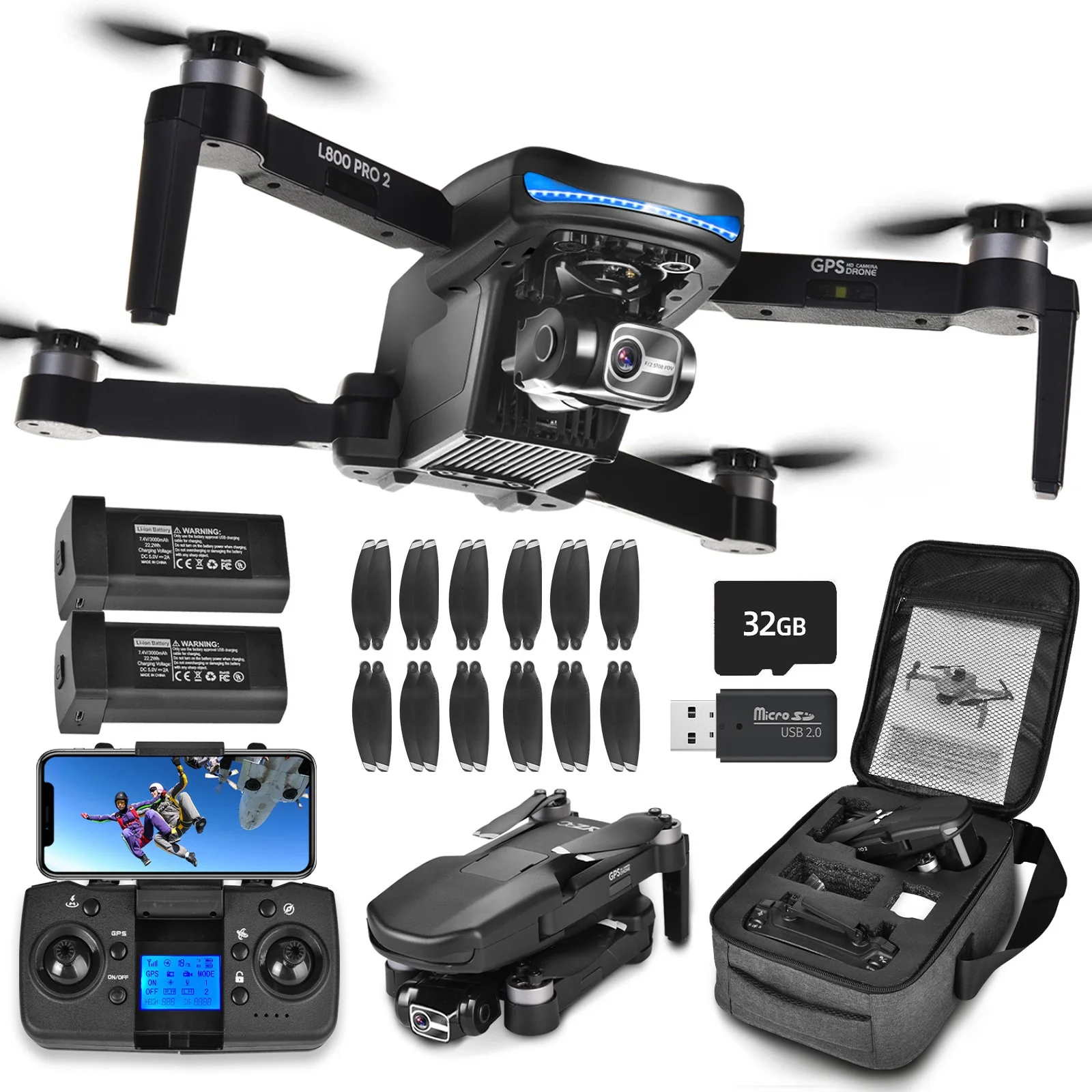 

G-Anica GPS-Дрон с камерой 4k для взрослых
