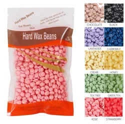 100g Depilating Wax Bean Dregs Without Clean Depilating Bikini Wax Wax Strips for Hair Removal Hard Wax Beans