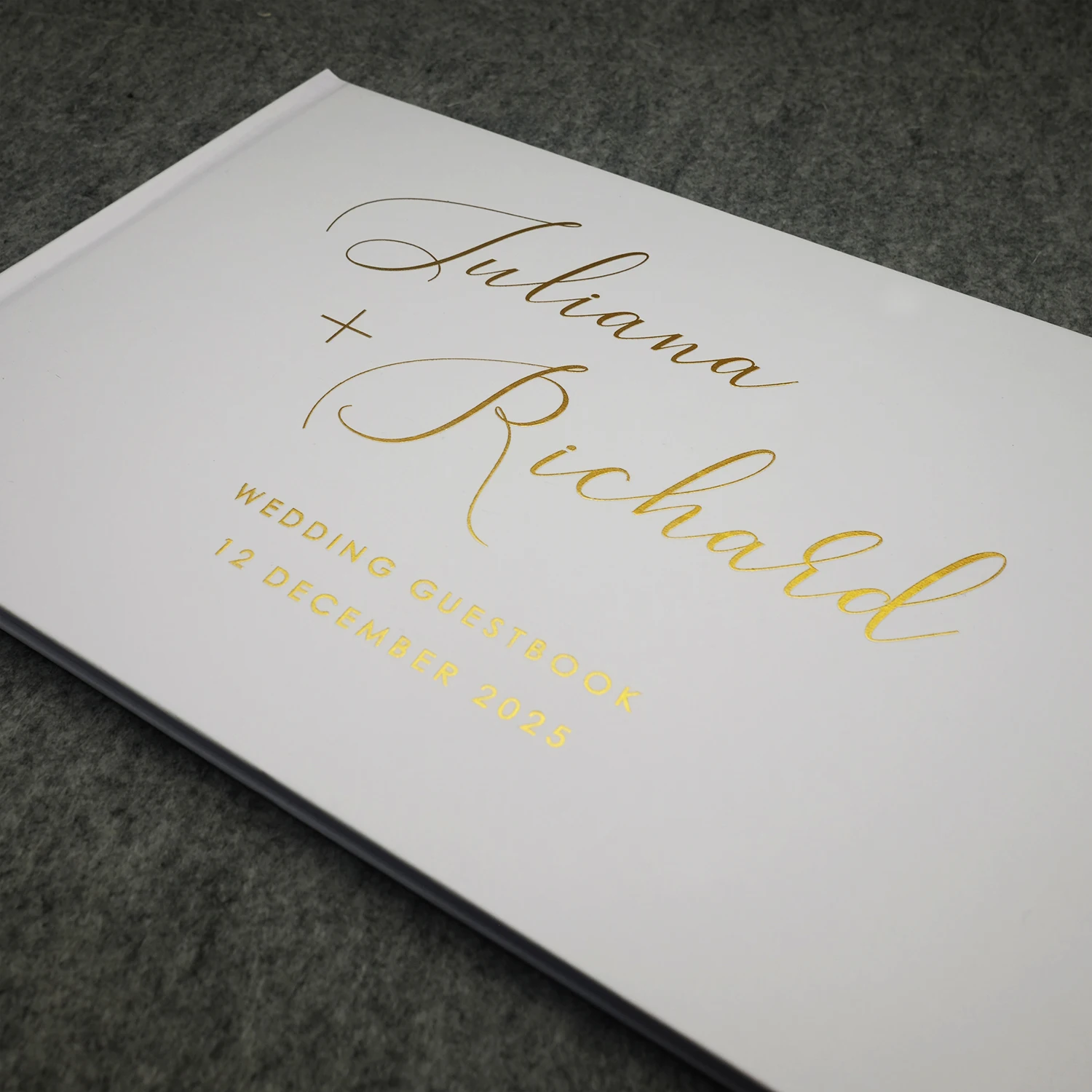 Message Book Personalized Wedding Guest Book White Album Signature For Anniversary Birthday Baptism Decor