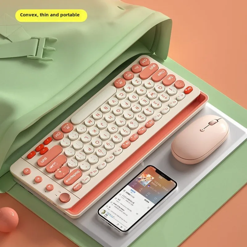 Rechargeable ipad wireless bluetooth keyboard with card slot mobile phone tablet computer universal mouse set keyboard and mouse