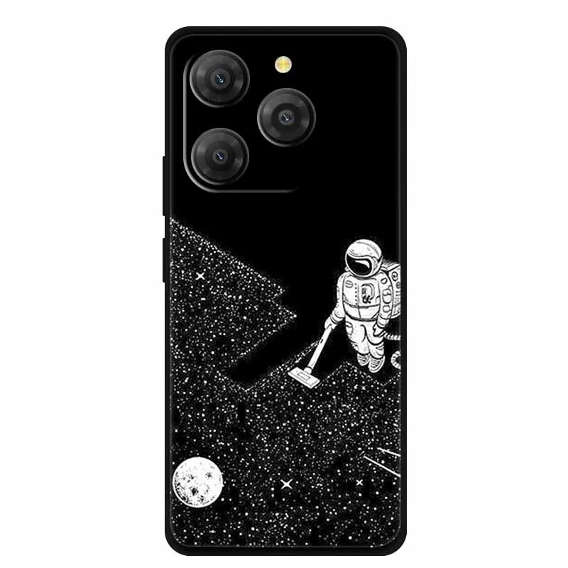 Black Lion & Wolf Silicone Soft Phone Case - Sleek Back Cover