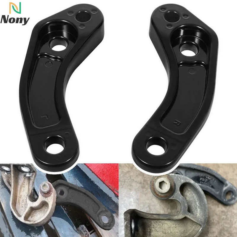 

NONY Hood Hinge Pivot Bushing Mount Bracket Kit for Peterbilt 379 378 Replace Oem13-04626 L/R Left and Right Side