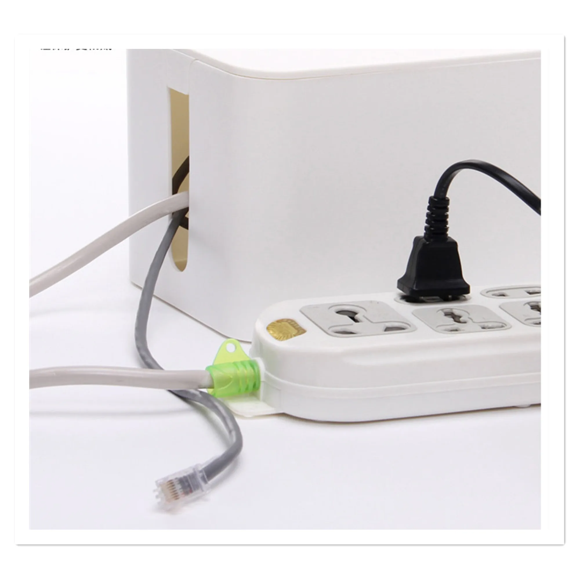 

Plastic wire storage box, power plug board, wire box, junction box, socket, data cable storage box, 23.5*12.2*11.5CM