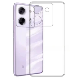 Ultra-Thin Transparent TPU Bumper with Camera Protection - Soft Clear Silicone Phone Case for POCO M7 5G (Transparent)