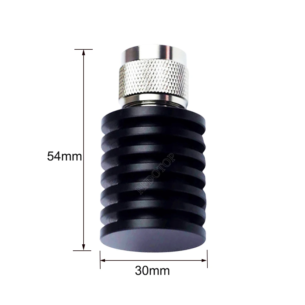1개 15W DC-1GHz 50옴 PL259 UHF 남성 플러그 RF 동축 터미네이션 더미 로드 커넥터 UHF-J 니켈 도금