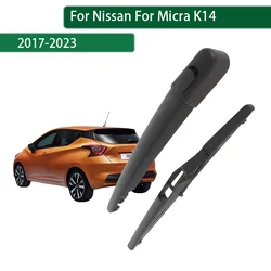 Rear Wiper Blade Arm Set - Nissan Micra (Black)