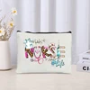 Medical Supply Nurse Printed Canvas Cosmetic Bag Organizer Sundry Zipper Storage Pouch  Makeup Bags Office Supplies Pencil Case 6