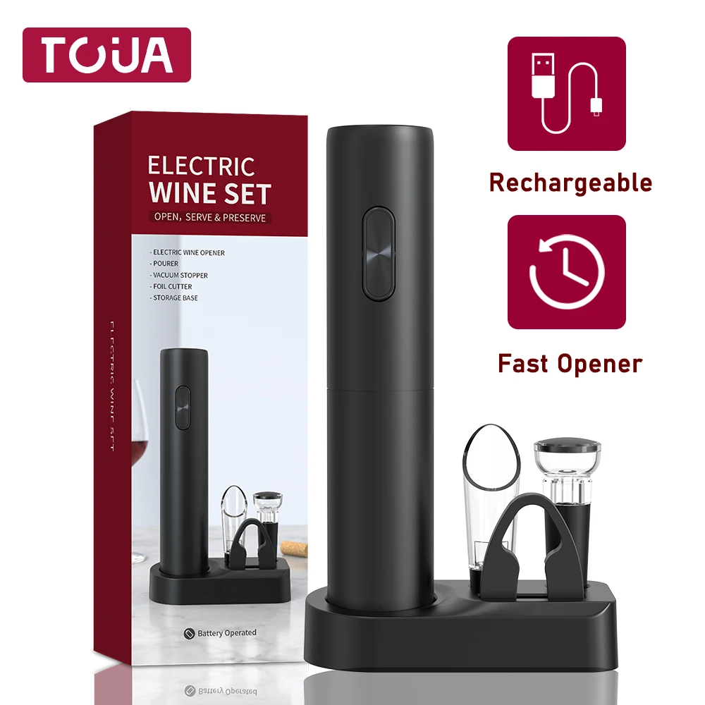 Kit d'ouvre-bouteille électrique modèle rechargeable, ouvre