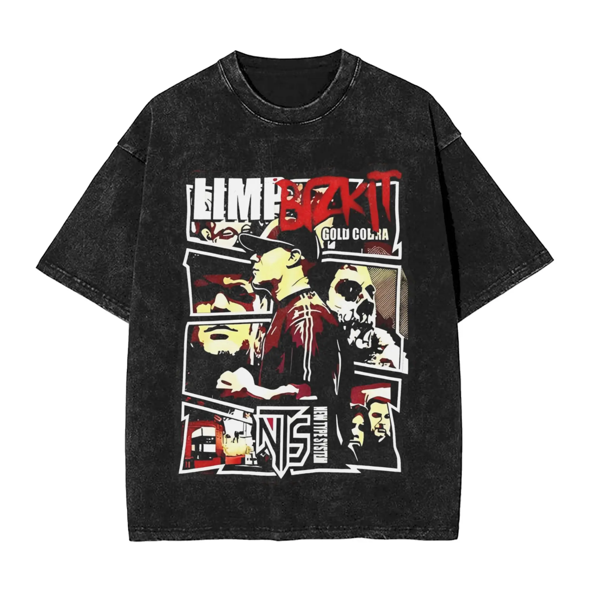 Fashion Women Men Limp Bizkit Tour 2025 Rock Band Tee Shirt Cotton