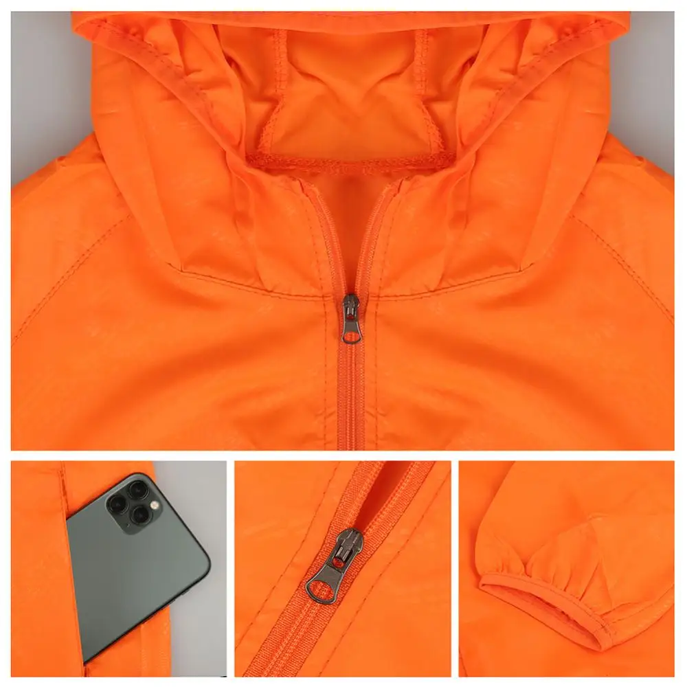 Cycling Jacket Cycling Clothes Ultra-Light Rainproof Windbreaker Breathable Waterproof Windproof Protective Coat For Outdoor Cycling Jackets