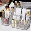 Clear Acrylic Makeup Brush Holder Desk Cosmetic Organizer Lipstick Storage Box Nail Polish Display Stand Rack Jewelry Case 1