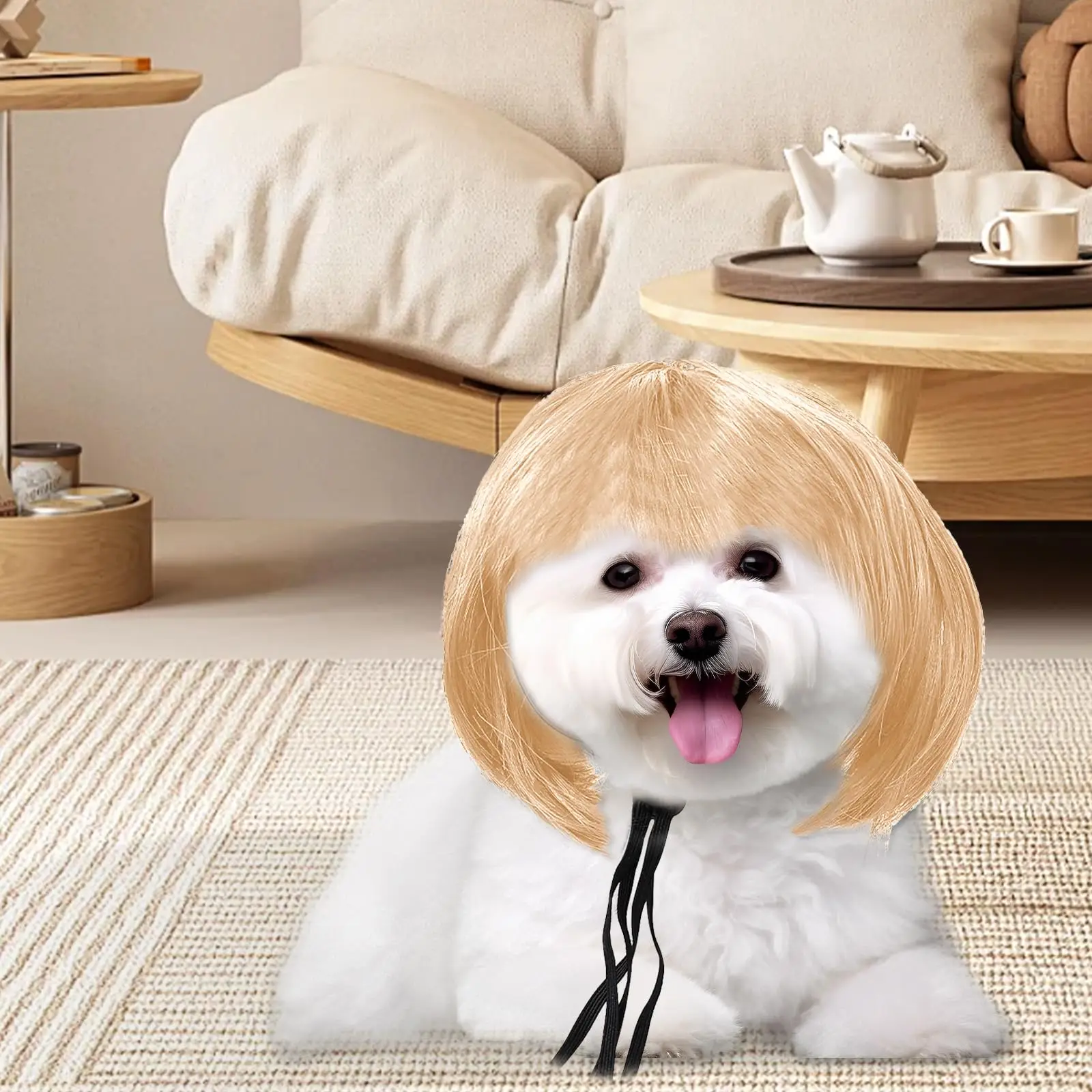 Funny Pet Cosplay Wig – Dog & Cat Costume Headwear 2