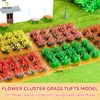 10 16mm Miniature weeds cluster hand-torn model Grass needles micro mountain landscape sand table decor train railway DIY layout 2