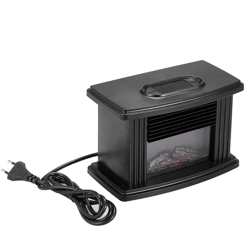1000W Electric Fireplace Heater for Home Portable Stove Heater Desktop Flame Air Warmer Fan For Living Bedroom Winter Heater