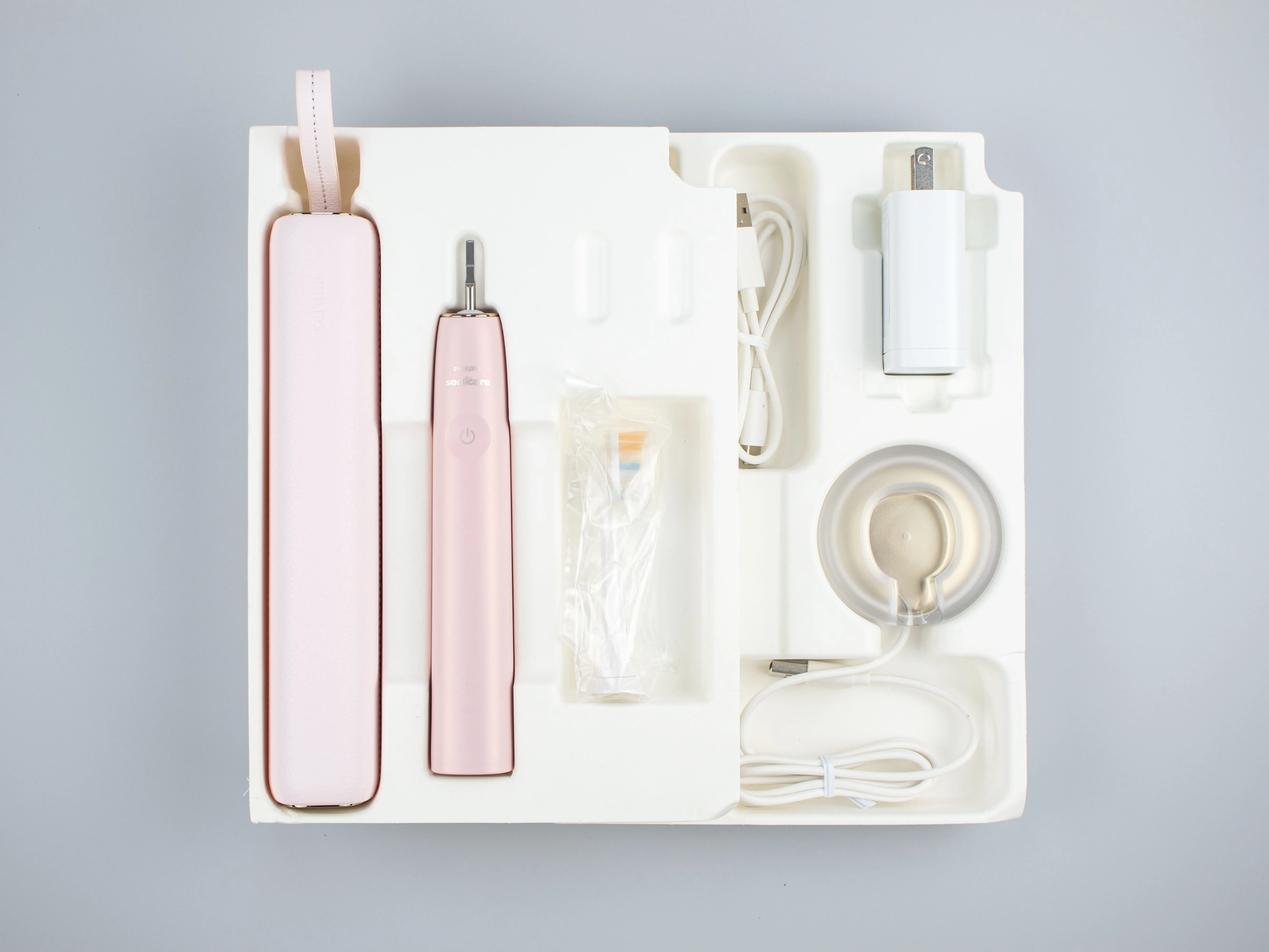 Philips Sonicare DiamondClean HX9996 electric toothbrush rechargeable Philips Replacement Heads A3 Adult Pink