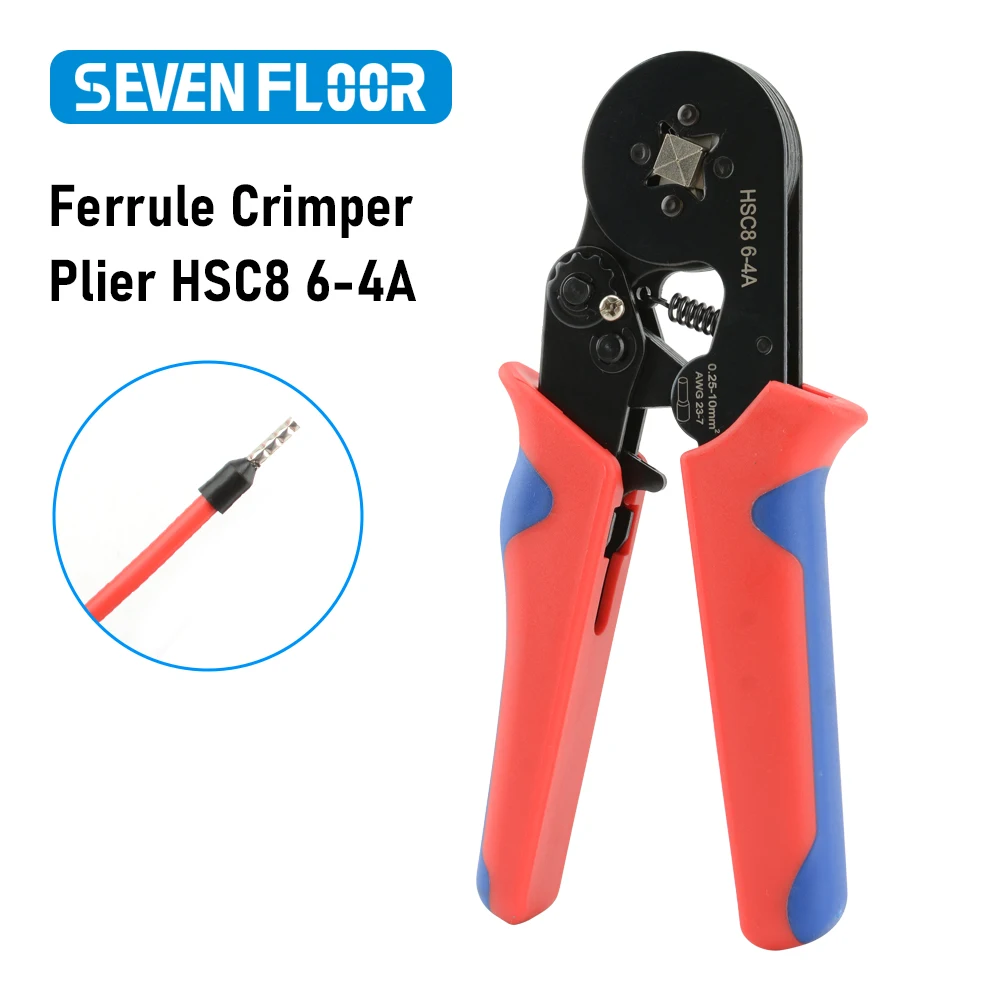 Tubular Terminal Crimping Tool Kit with Storage Box