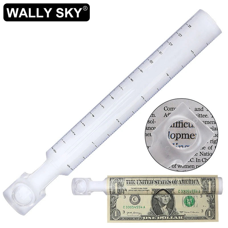 Acrylic Magnifier Ruler Ruler Magnifying Glass Acrylic Bar