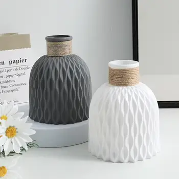 Rope Plastic Imitation Porcelain Vase 1