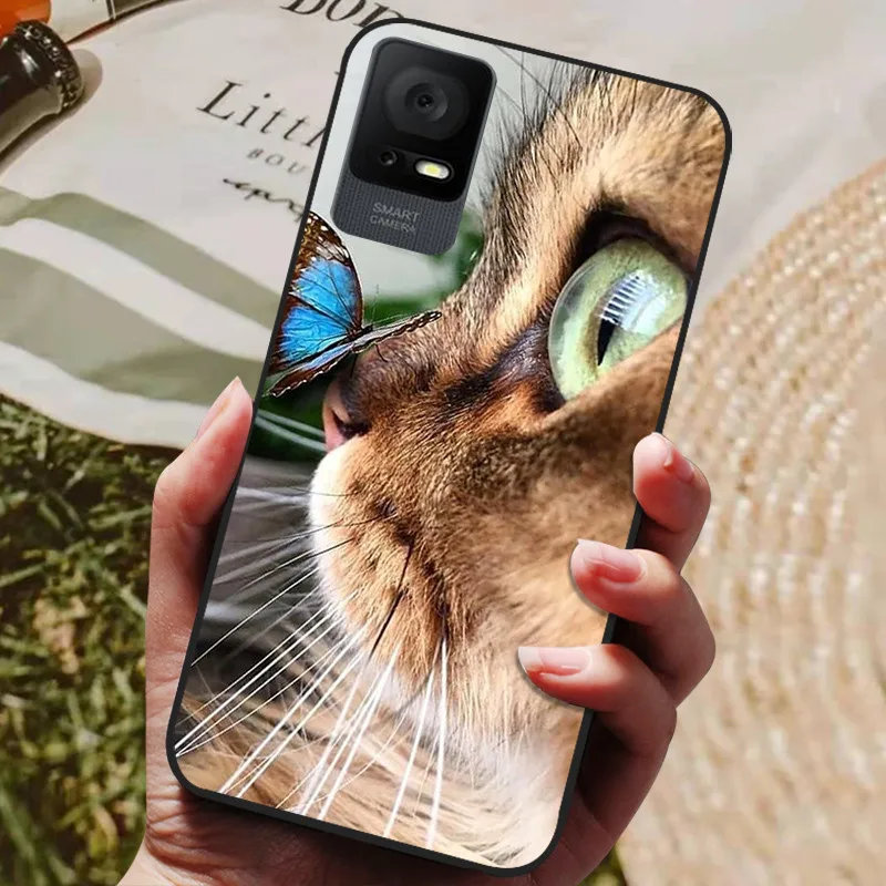 Black Silicone TPU Phone Cover with Soft Bumper Protection
