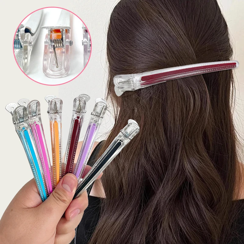Professional Seamless Alligator Hair Clips For Salon Styling_voghion.com