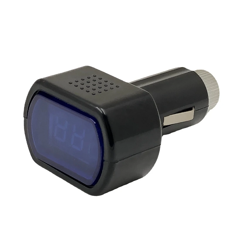 LED 디지털 자동차 전압계 전압 게이지 모니터, 자동차 오토바이 트럭용, DC 12V-24V, 4 개