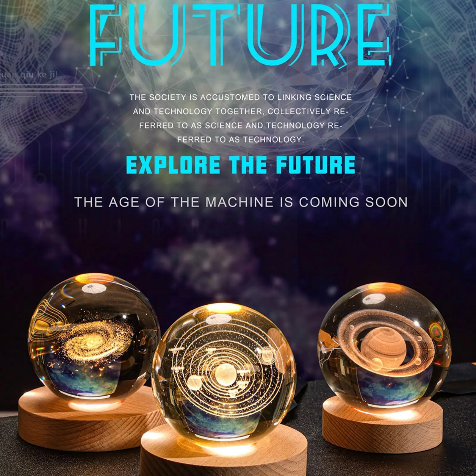 

Светодиодный ночник с USB, настольная лампа с хрустальными шариками, 3D Луна, планета, галактика, Декор для дома, детская настольная лампа для вечеринки, дня рождения, Рождества, C2T5