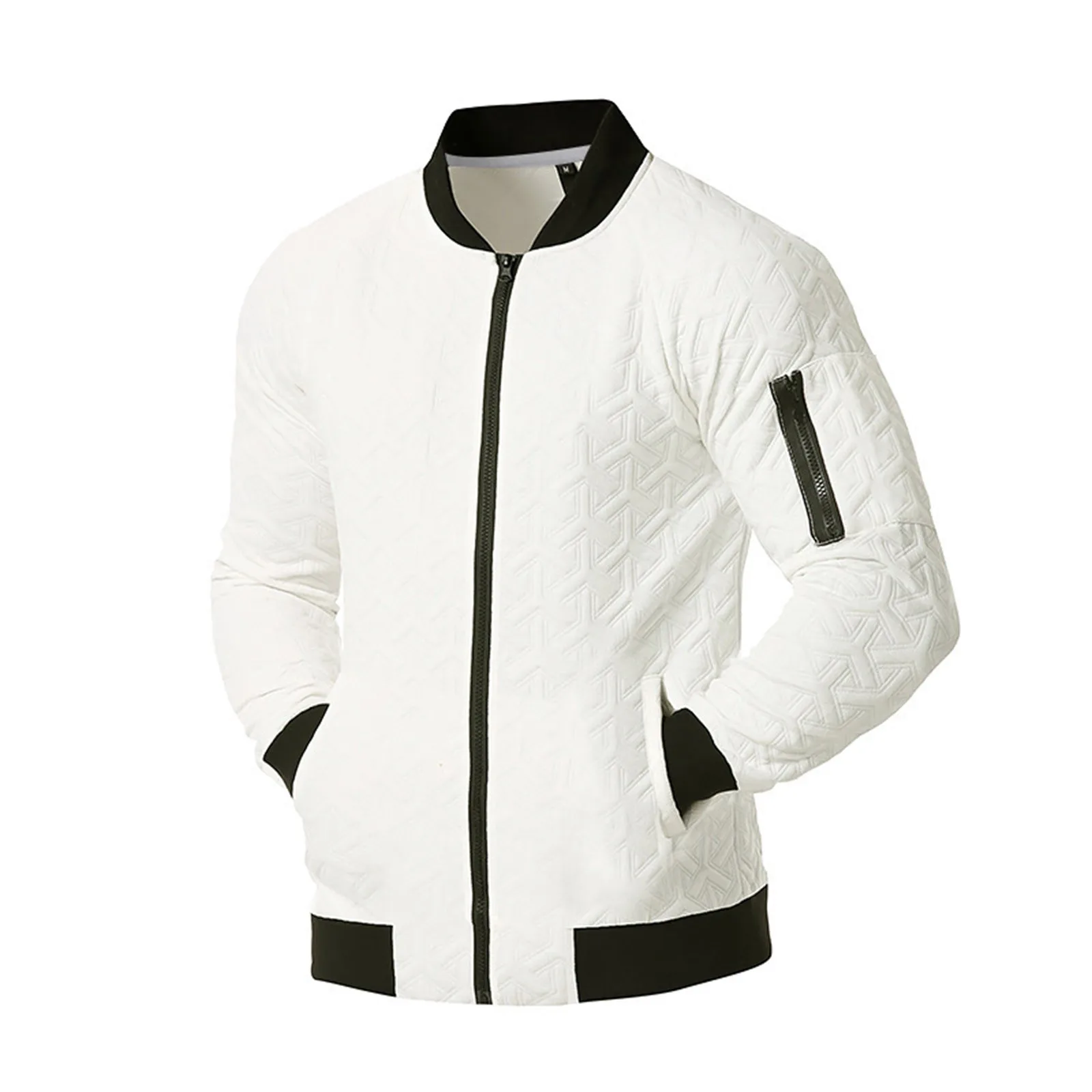 

Милые толстовки, Новинка осени 2023, куртка, модное повседневное однотонное пальто с воротником-стойкой и молнией, корейский стиль, Мужское пальто с носком