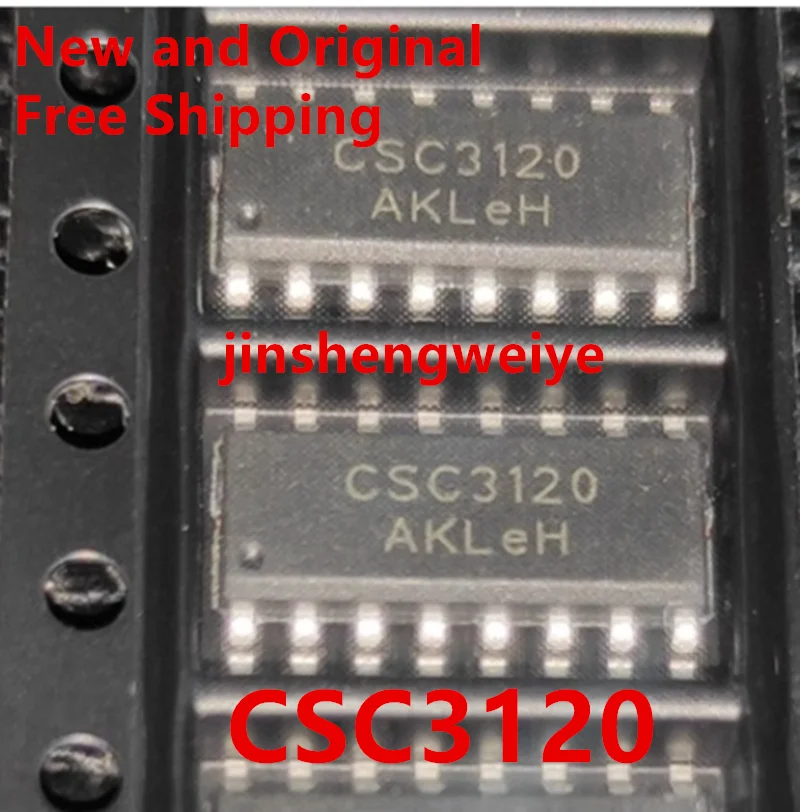 10 ~ 100Pcs Csc3120 Amplificatore Audio Gate Driver Chip Smt Sop16 Sostituire Irs2092S Qualità Garantita, Nuovo Di Zecca, Spedizione Gratuita