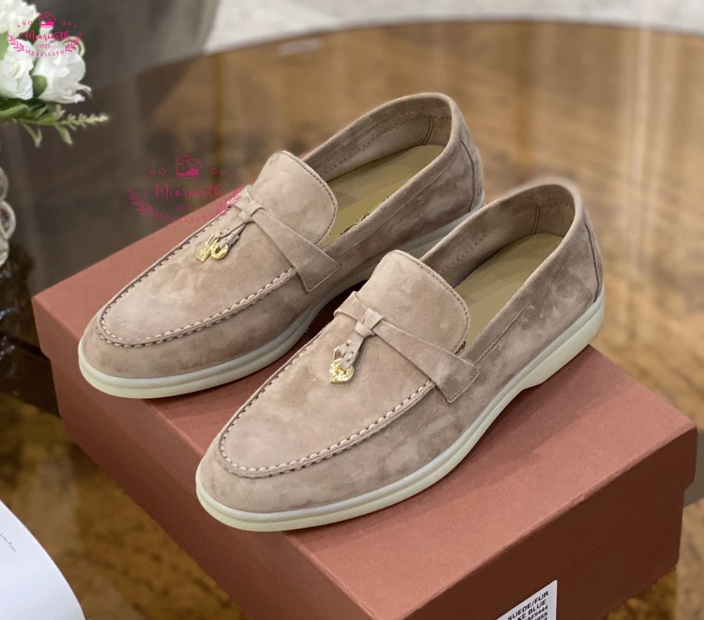 

Meariasth Luxury Brand Summer Walk Casual Shoes Men Suede leather Moccasins For Men Loafers 2023 Slip On Men Shoes Plus Size 46