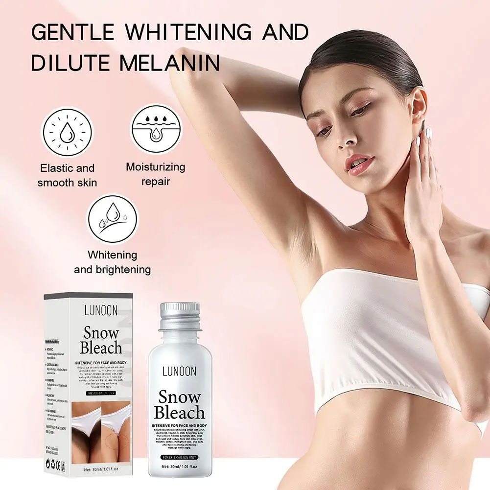 

30ml Whitening Cream Underarm Bleaching Serum Whiten The Intimate Remove Parts Dark Knee Saem Thigh Inner Brighten Butt T0K5