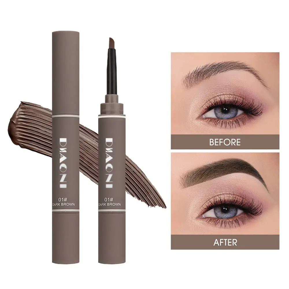 Eyebrow Cream Non-smudge Brown Gel Setting Eye Brows Pen Waterproof Lasting Makeup Natural Quick-drying Eyebrow Enhancers waterproof eyebrow dyeing cream pencil with brush lasting natural non smudge brown grey setting dye eye brow pen makeup cosmetic