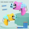 New toy gun Boy toy mini gunner soft bullet can be down three bullets indoor 3-6 year old children toy gun 4
