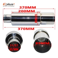 EPLUS Universal Stainless Steel Exhaust Muffler Tail Pipe - 51/63/76mm Inlet, 89mm Outlet - Image 2