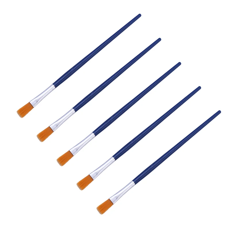 5 teile/los Weiche Nylon Reinigung Pinsel Kunststoff Griff BGA Löten Flux Paste Pinsel für Handy Motherboard PCB Reparatur Werkzeuge