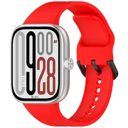 Premium Silicone Strap Replacement for Xiaomi Mi Band 10Pro (Red)
