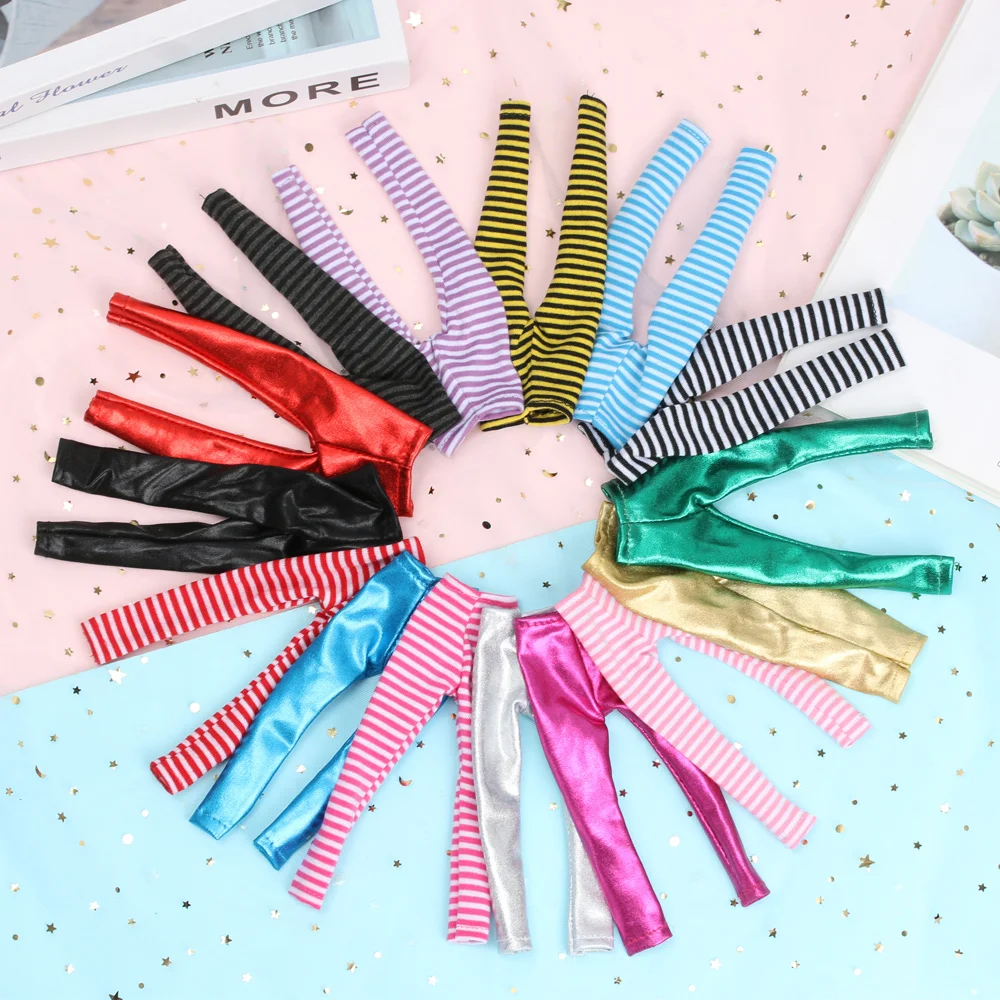 New Fashion Doll Clothes T-shirt Skirt Candy Color Pants Dolls Dress For 29CM Girl Clothes Casual Wear Dolls Accessories 4