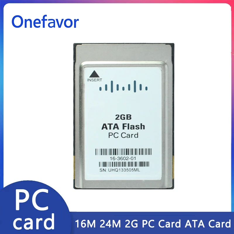 PC Card ATA Card 16M 24M 2G Industrial Equipment Memory Card Route Server inear Flash PC Card