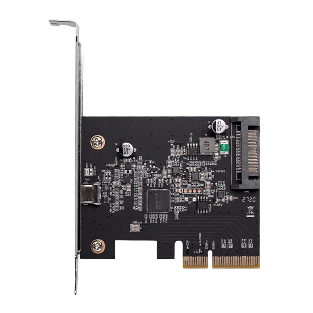 PCI-E to Type-C3.2USB 확장 카드, 변속기 허브, 데스크탑 서버 2 세대, 20Gbps