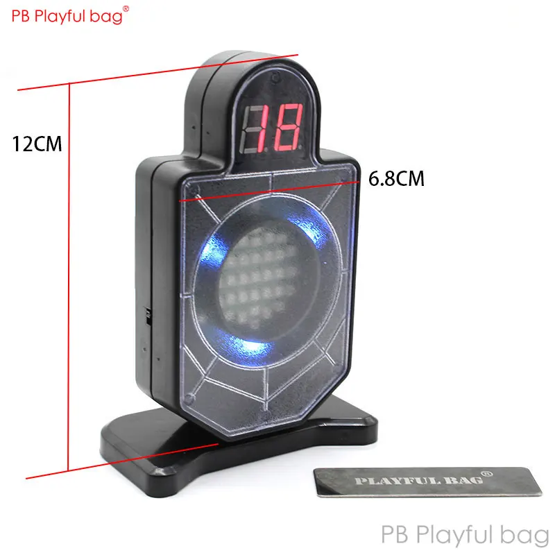 Laser sensor target toy Plastic Lightweight Electronic scoring Sound Leisure CS game device Entertainment laser target 2MW QJ67 2